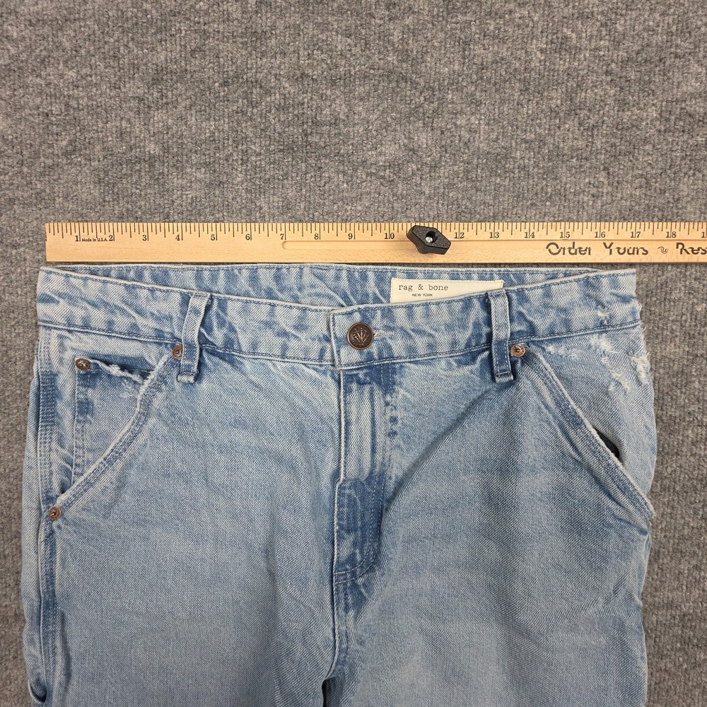 rag & bone Light Blue Wide Leg Jeans- 29 - Picture 12 of 16